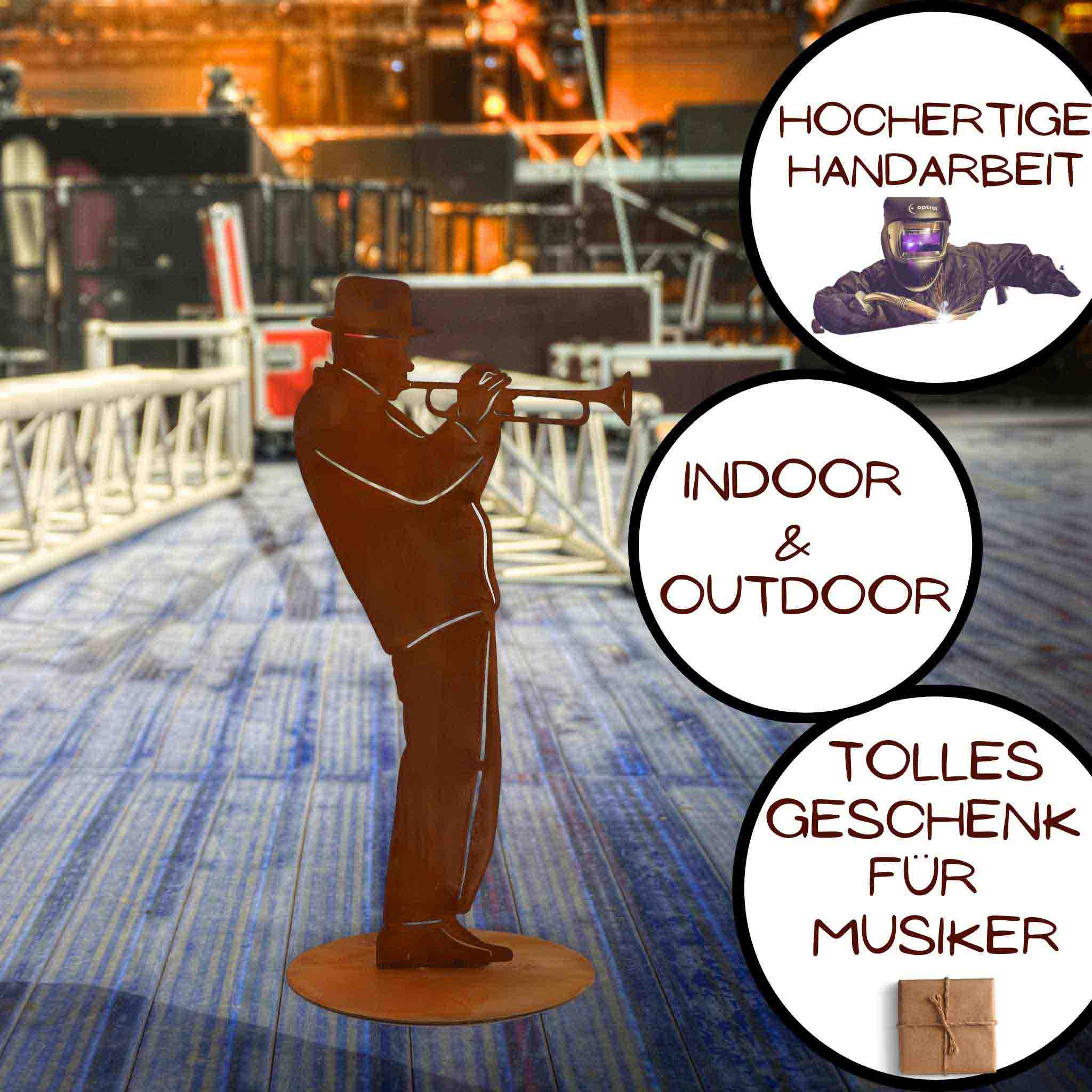 Besonderes Geschenk für Musiker: Die Trompeter Skulptur - nicht nur eine Dekoration, sondern auch eine einzigartige Geschenkidee.