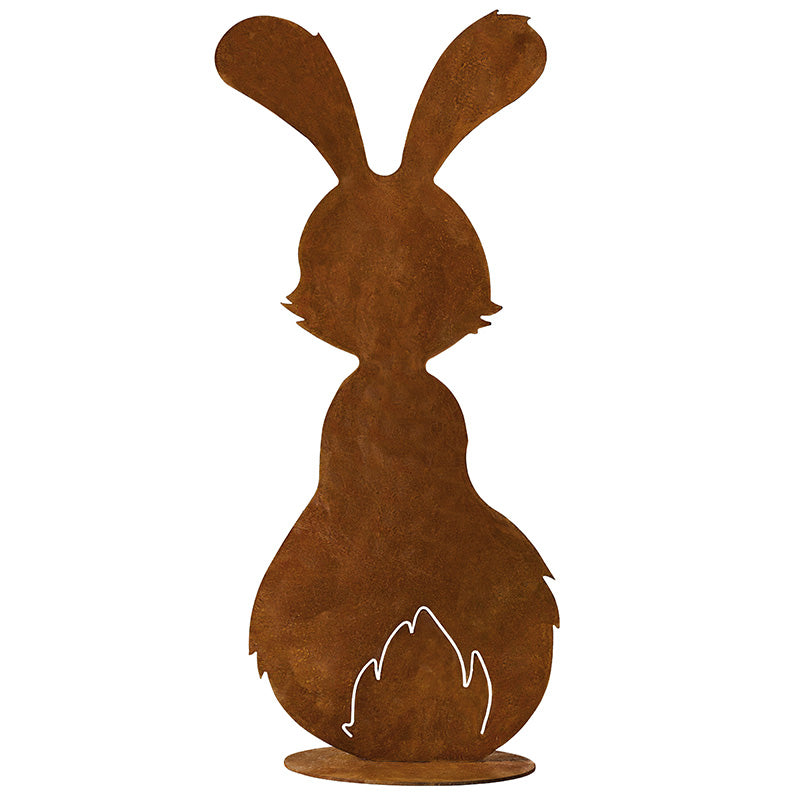 "Osterhase Berti" - Rostige Shabby Chic Dekoidee für Ostern und Frühling. Für Innen und Außen geeignet. Versandbereit.
