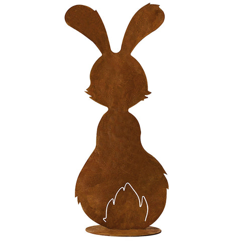 "Osterhase Berti" - Rostige Shabby Chic Dekoidee für Ostern und Frühling. Für Innen und Außen geeignet. Versandbereit.