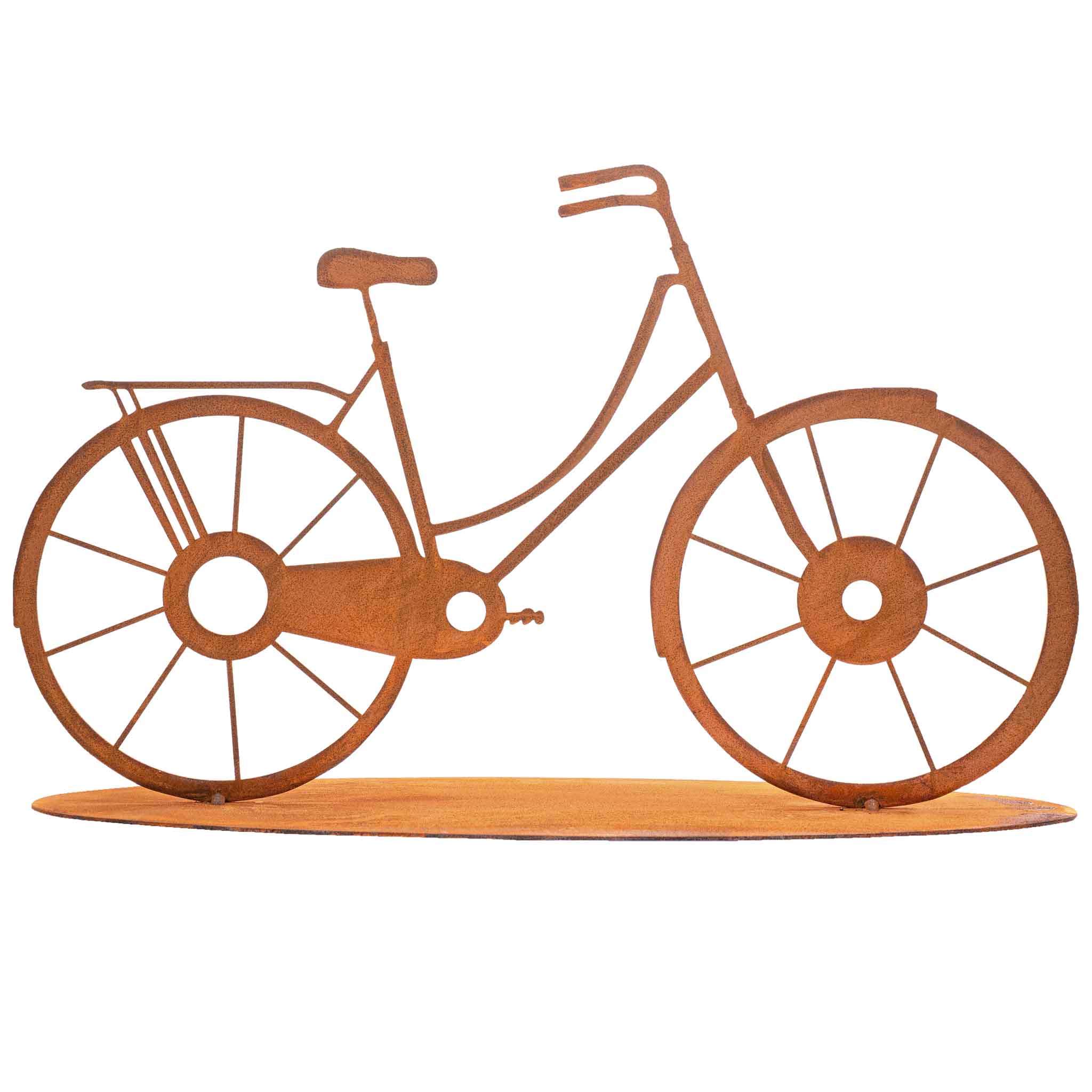 Rostiges Fahrrad als einzigartige Dekoration fĂŒr Haus und Garten. Eine tolle Geschenkidee fĂŒr alle Fahrradliebhaber!