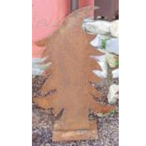 Edelrost Tannenbaum - Stilvolle Weihnachtsdekoration aus Rostmetall fĂŒr Garten, Winterlandschaft & festliche AtmosphĂ€re