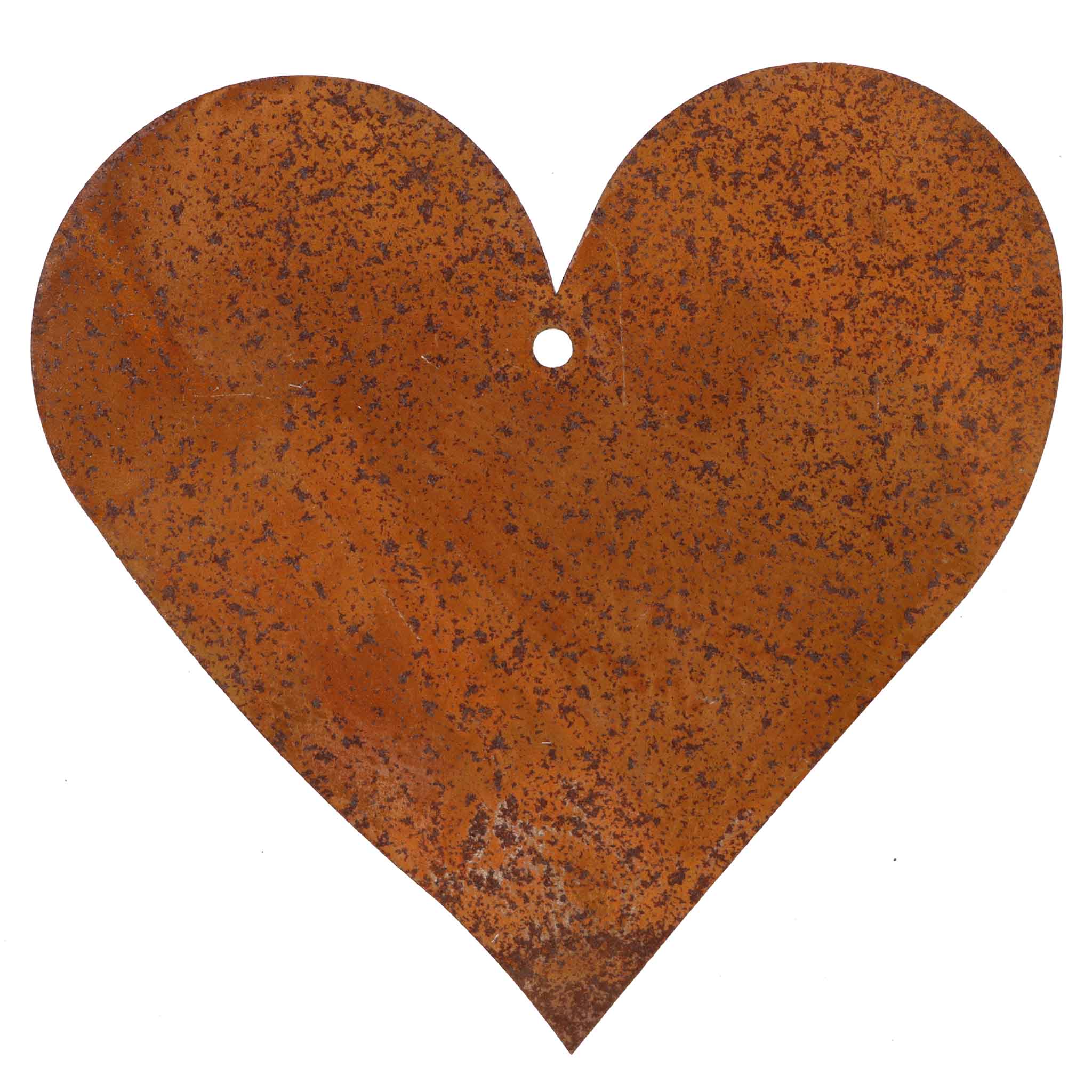 Metallherz Deko für den Garten - Rost Deko Herz als Hängedeko oder Gartendeko Beetstecker