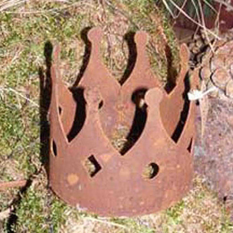 Rostige Deko-Krone aus Metall für Haus und Garten - Edelrost Gartendeko von Rostikal - Blickfang für jeden Anlass und jedes Zimmer - jetzt bestellen und verschönern Sie Ihr Zuhause