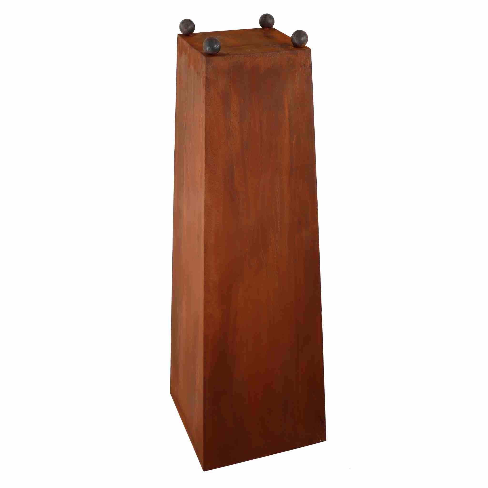 Pflanzsäule 85 cm mit verschiedenen Schalen | Gartendeko Säule Vintage Deko zum Dekorieren