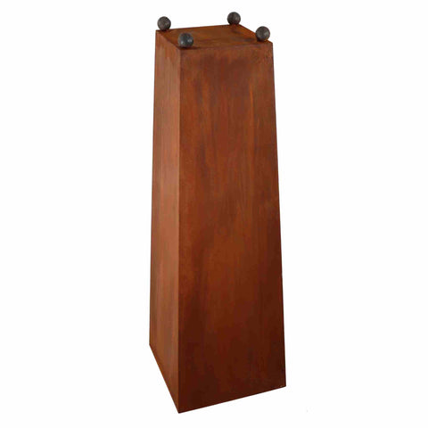 Pflanzsäule 85 cm mit verschiedenen Schalen | Gartendeko Säule Vintage Deko zum Dekorieren