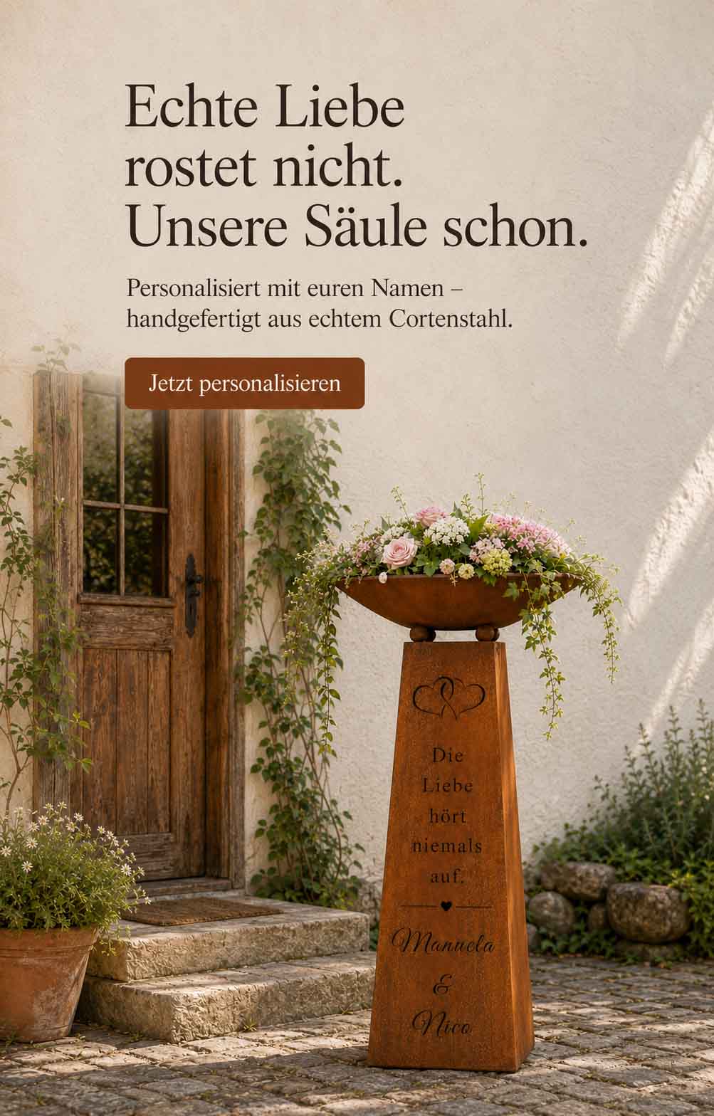 Rostikal – Edelrost & Cortenstahl Gartendeko