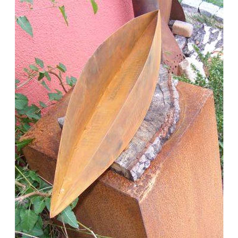 Edelrost Schale Jojo - Rostige Metallschale zum Bepflanzen für stilvolle Gartengestaltung & kreative Pflanzideen