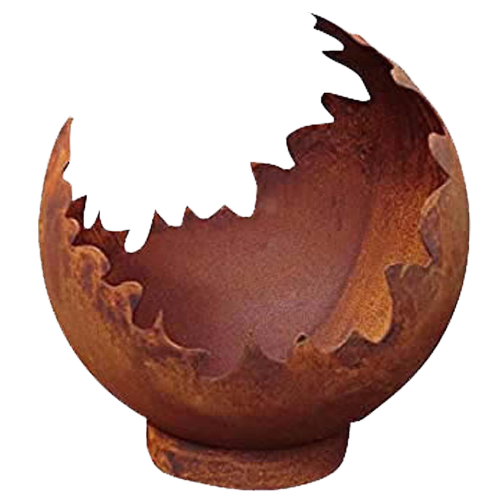 Decoratieve roestvrijstalen vuurbal Ø 30 cm