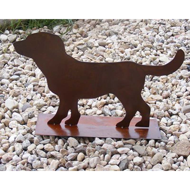 Hund Dekorationen  Handgemachte Hund Figuren und Schilder – Rostikal