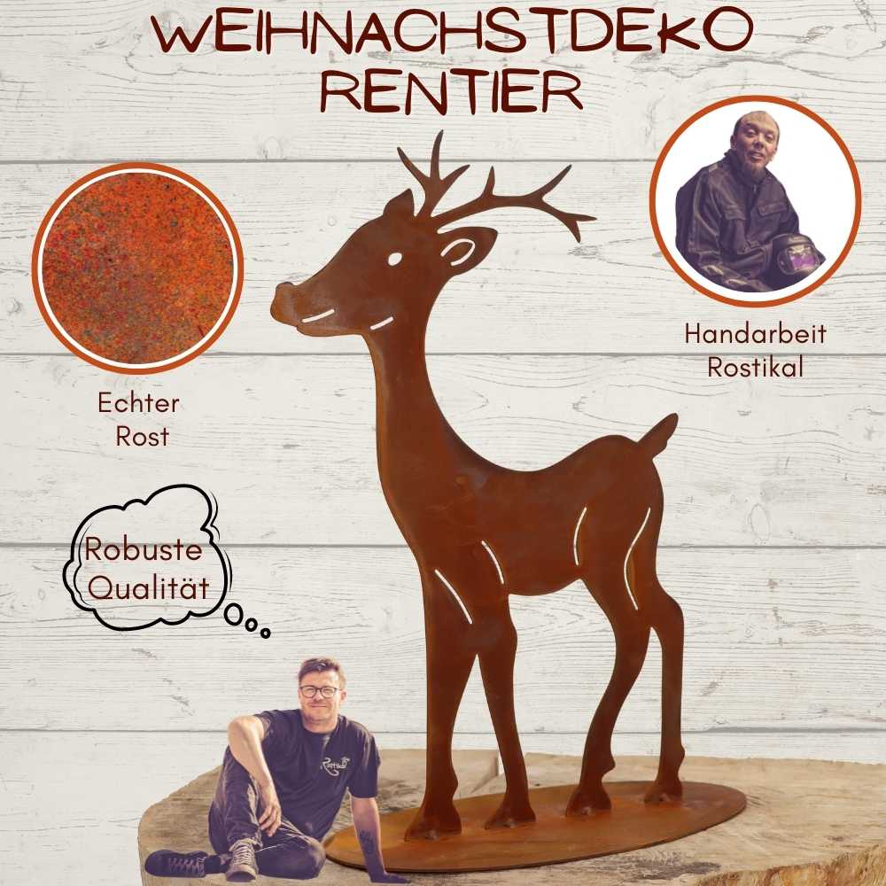 Rust Christmas decoration Rostikal – figure reindeer