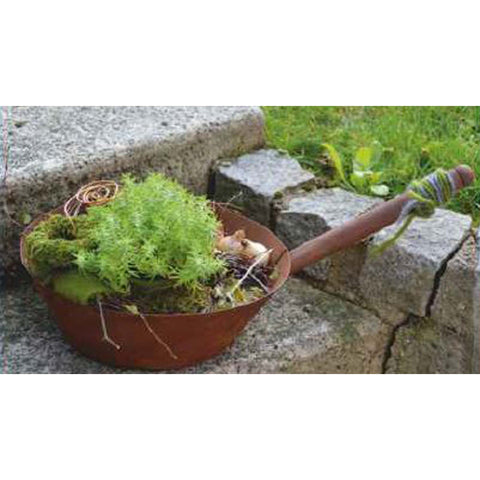 Gartendeko Pfanne zum bepflanzen – Rostikal