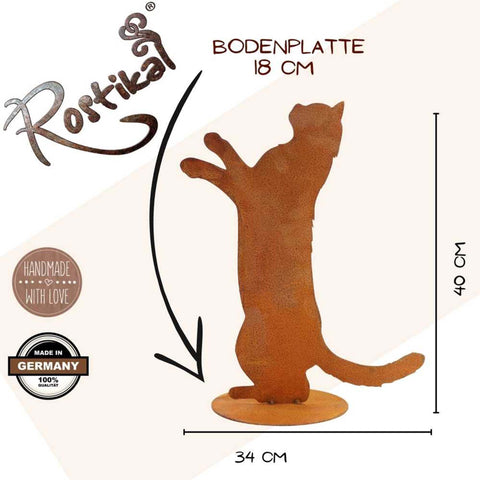 Rostikal – Gartendeko Katze, Metalldeko Rost