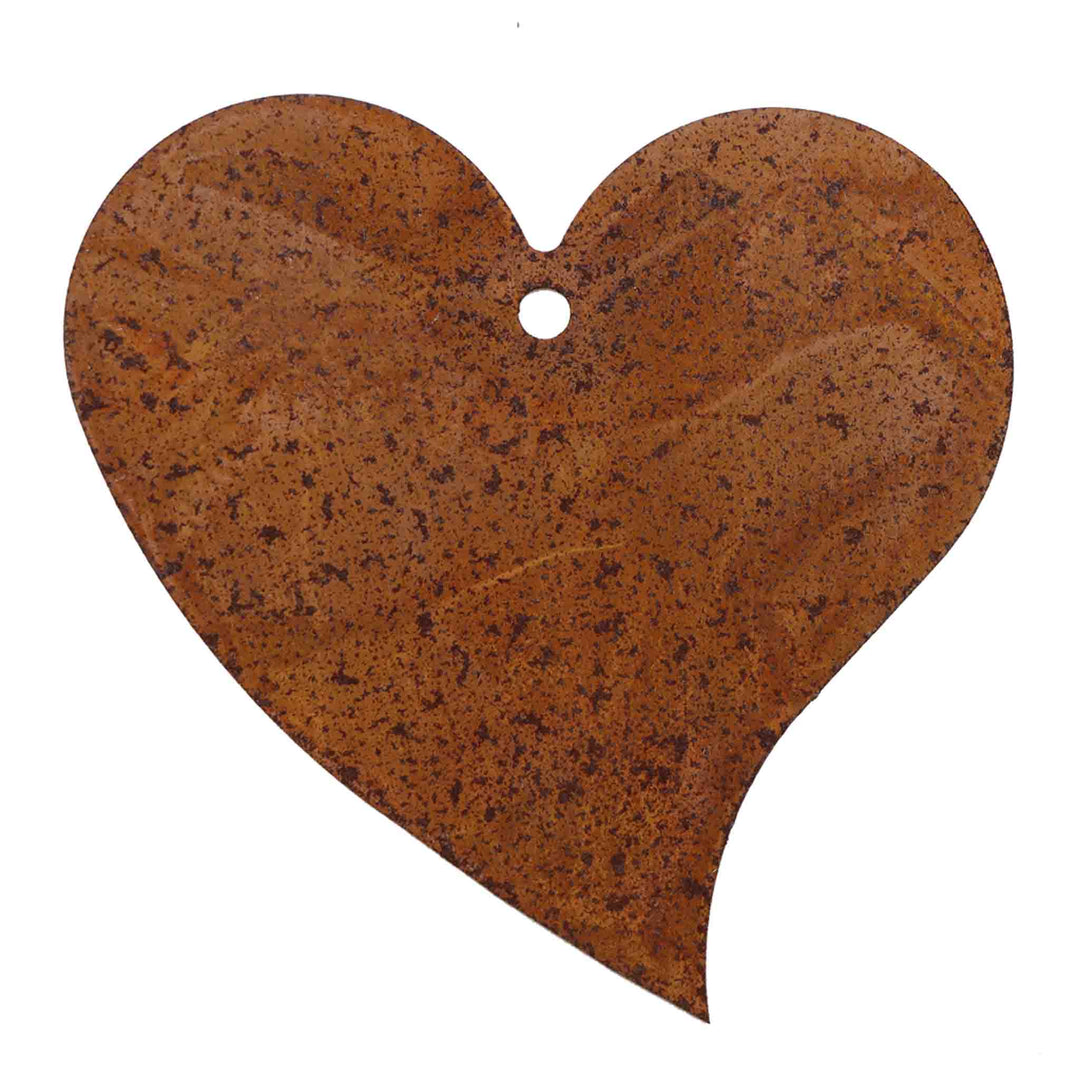 Houten hartdecoratie met vogelmotief, set van 6, roze en groen Houten hartdecoratie met vogelmotief, set van 6, roze en groen