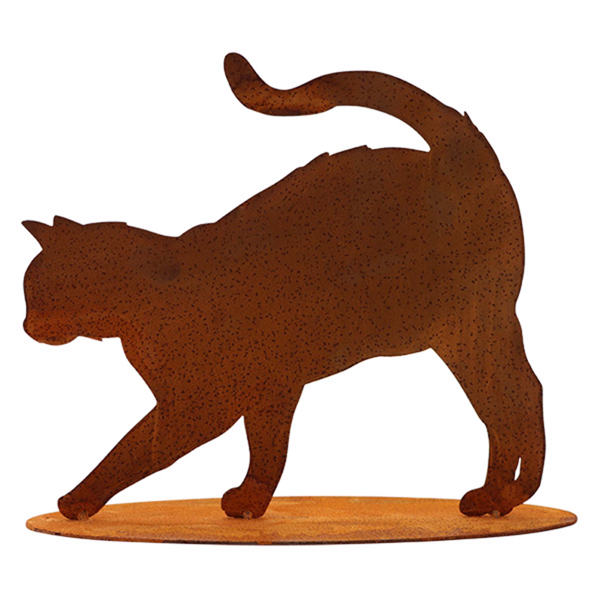 Katze & Maus Dekorationen  Handgemachte Katzenfiguren – Rostikal