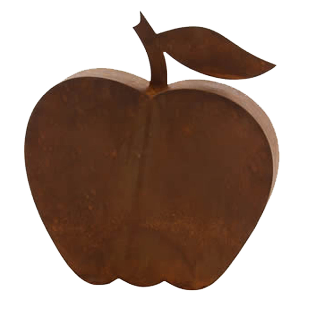 Deko Apfel aus Metall – Rost Apfel 3D, 32 cm