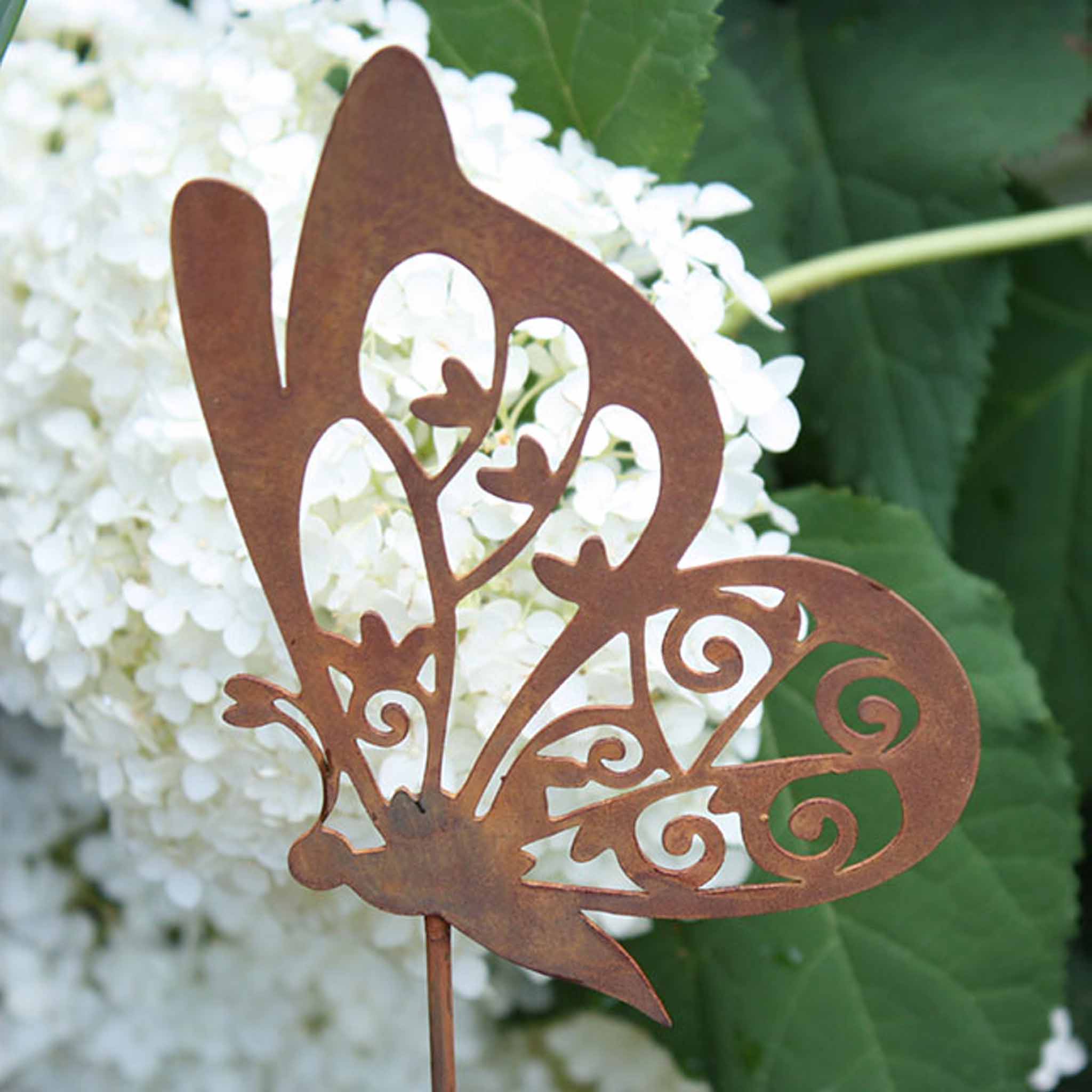 Edler Metall-Schmetterling Anita als stilvolles Geschenk für Natur- und Gartenliebhaber