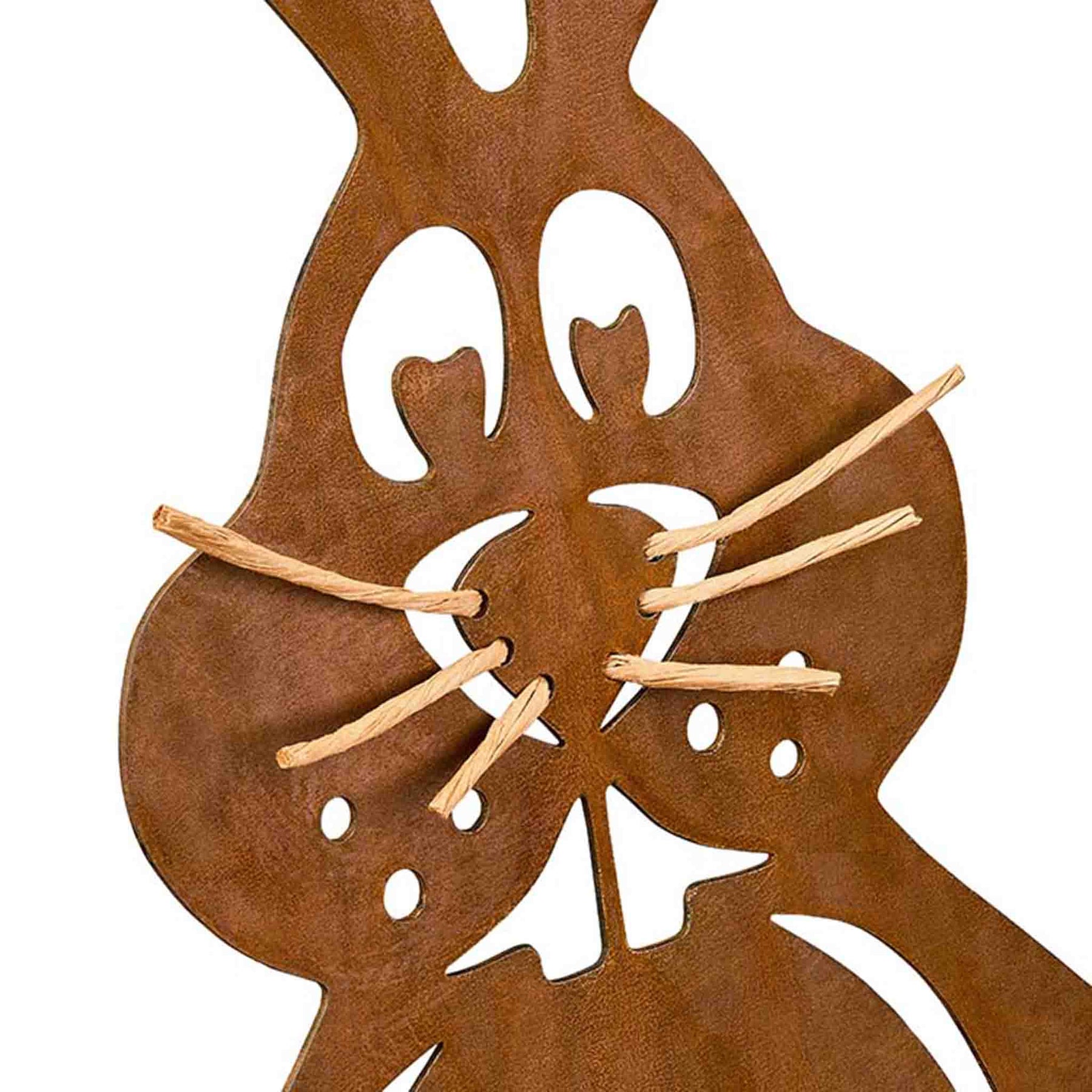 Décoration Papillon En Métal Rouille Noble Paula - 12x14 Cm, Avec Barre De 40 Cm, Pour Maison Et Jardin